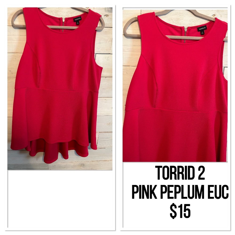 Torrid 2 peplum top